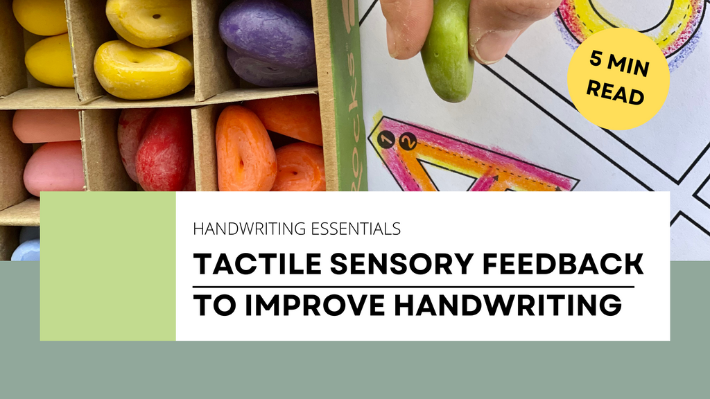 Tactile Sensory Feedback to Improve Handwriting [FREE ACTIVITY]