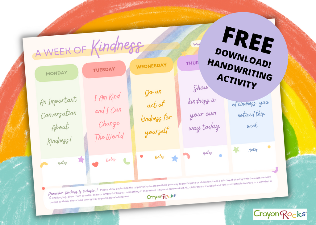 Free Printable / Create a Kindness Calendar