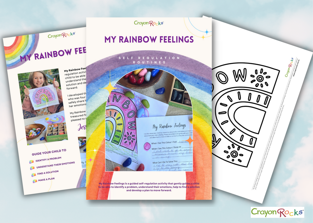 Free Printable / My Rainbow Feelings Activity