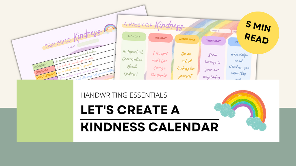 LET'S CREATE A KINDNESS CALENDAR [FREE DOWNLOAD]