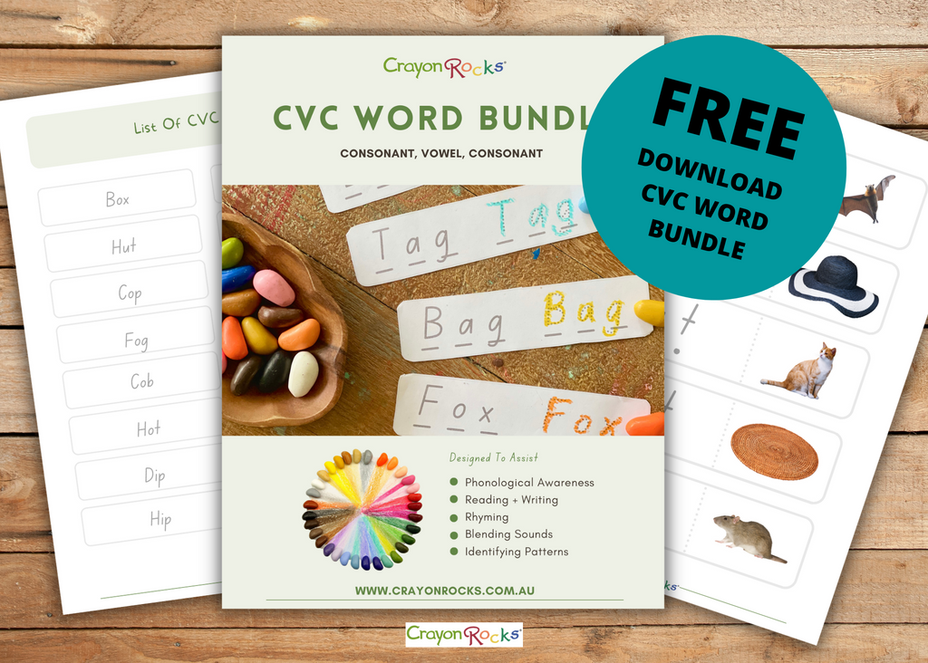 Free Printable / CVC Word Bundle