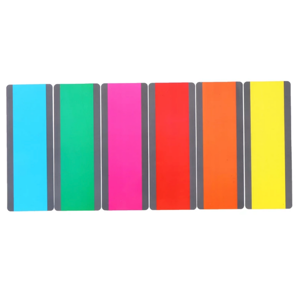 Coloured Reading Guide Strips, Set of 6 (Lge)